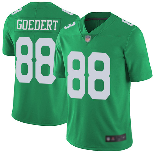 Men Philadelphia Eagles #88 Dallas Goedert Limited Green Rush Vapor Untouchable NFL Jersey Football->nfl t-shirts->Sports Accessory